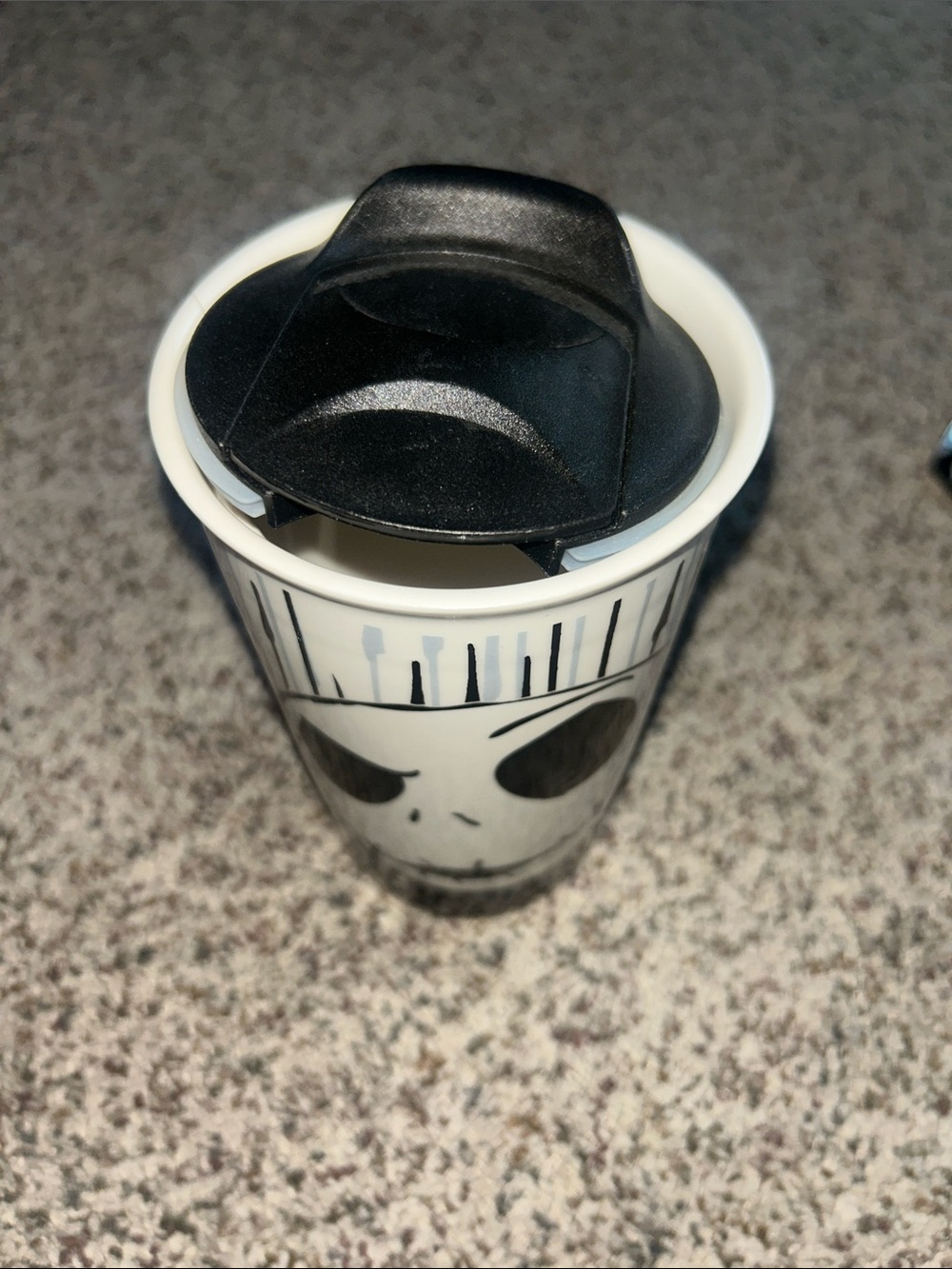Disney The Nightmare Before Christmas White and Black Ceramic Tumbler - Picture 3 of 5